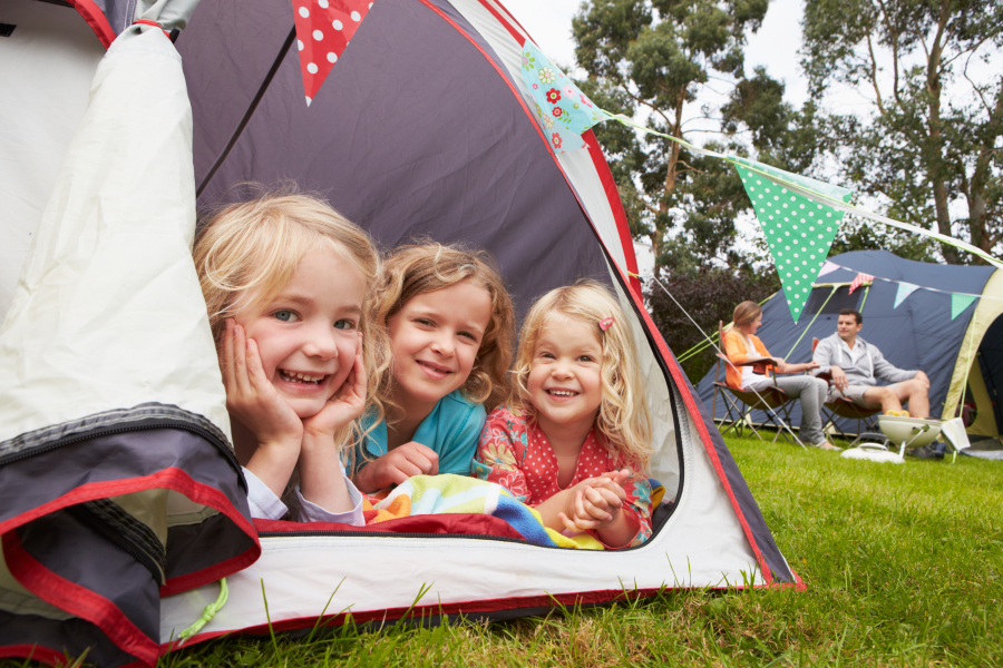 famille au camping pays basque