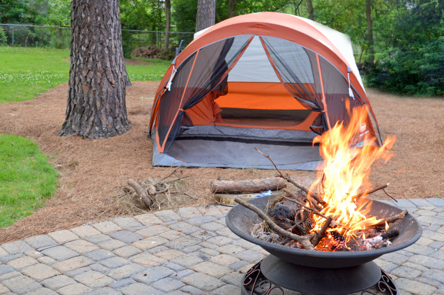 tente au camping Saint Flour 15